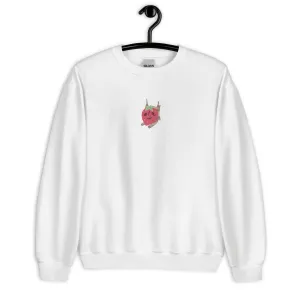 Strawberry Korok | Embroidered Unisex Sweatshirt | Titty Tea Zelda