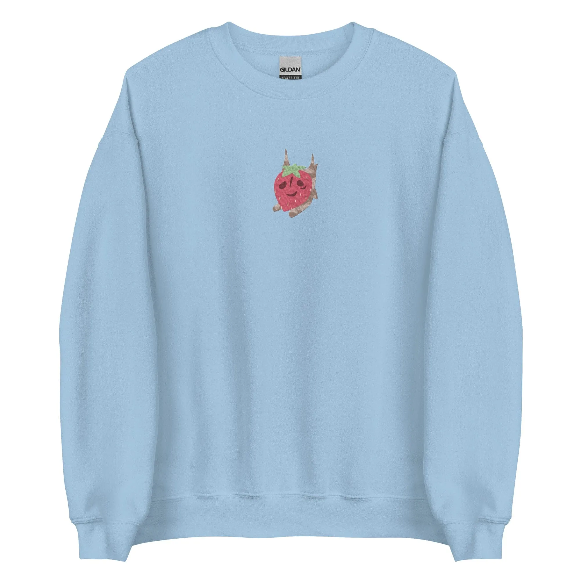 Strawberry Korok | Embroidered Unisex Sweatshirt | Titty Tea Zelda