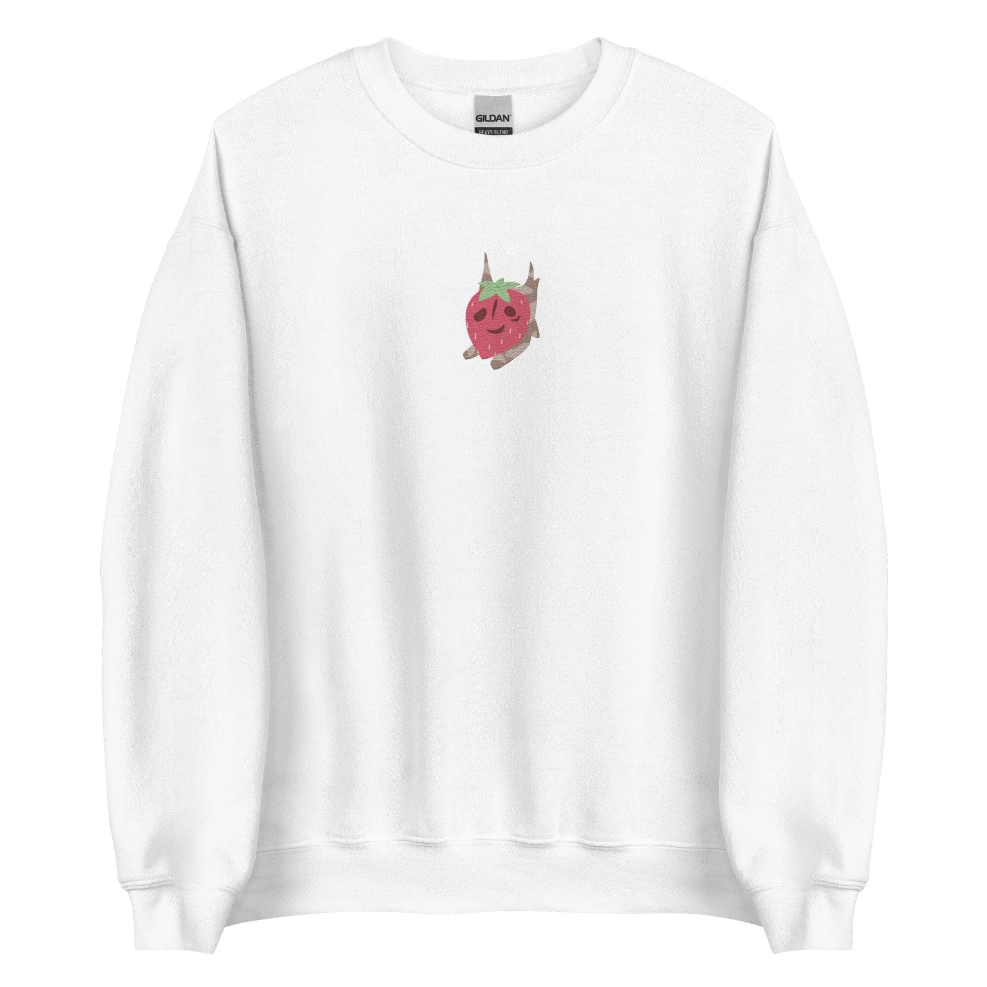 Strawberry Korok | Embroidered Unisex Sweatshirt | Titty Tea Zelda