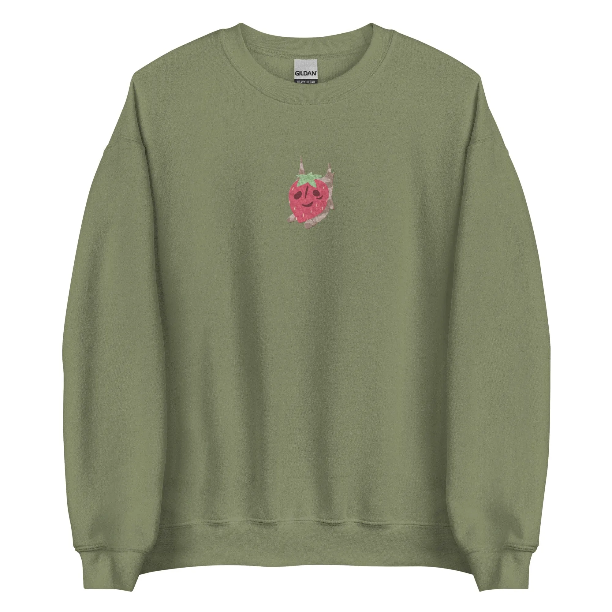 Strawberry Korok | Embroidered Unisex Sweatshirt | Titty Tea Zelda