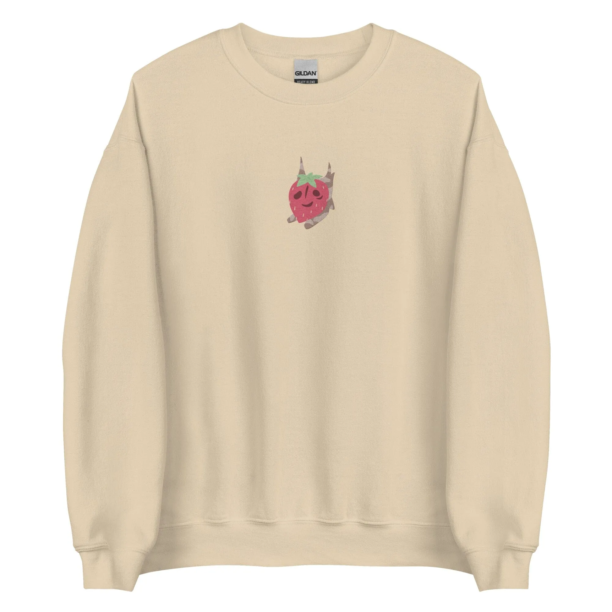 Strawberry Korok | Embroidered Unisex Sweatshirt | Titty Tea Zelda