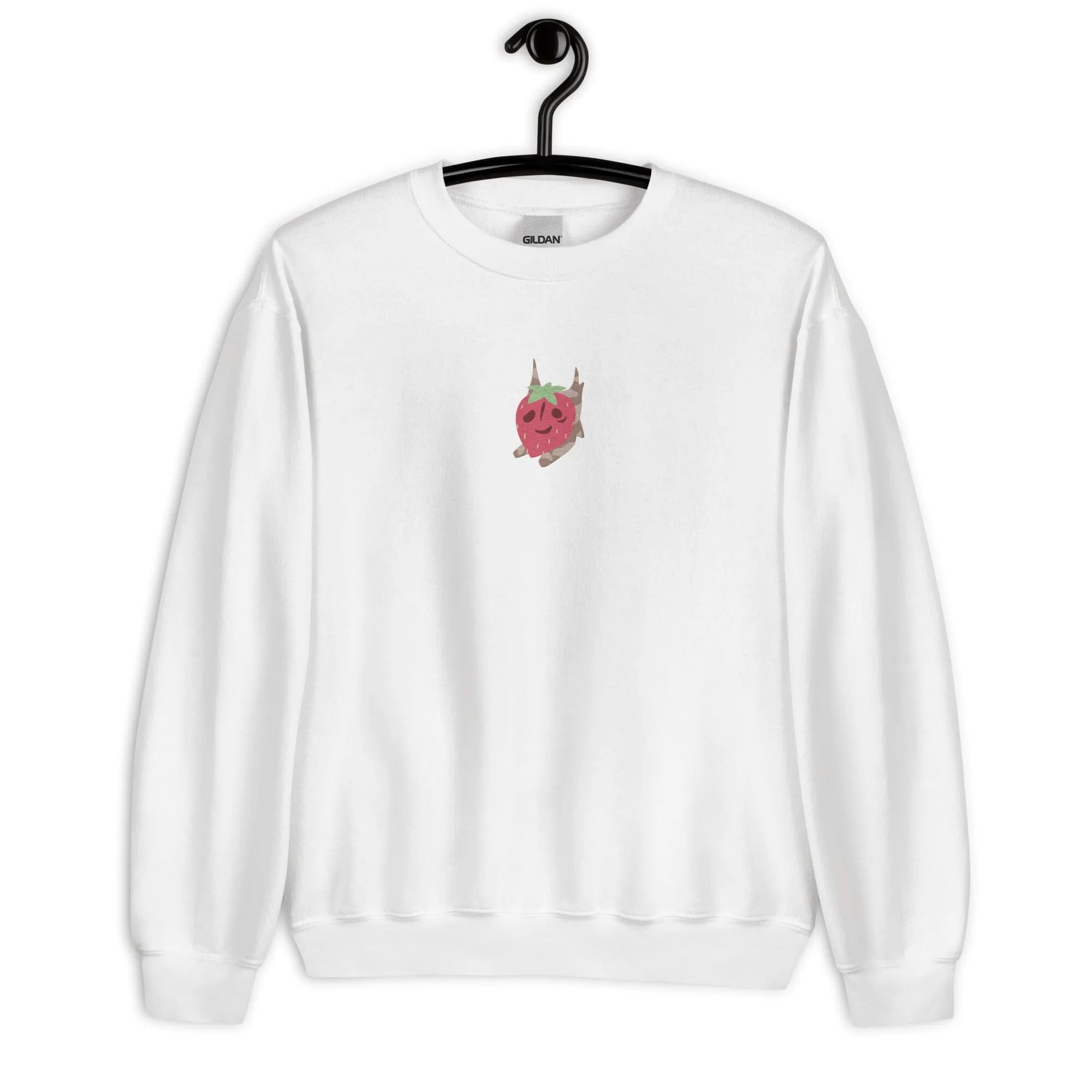 Strawberry Korok | Embroidered Unisex Sweatshirt | Titty Tea Zelda