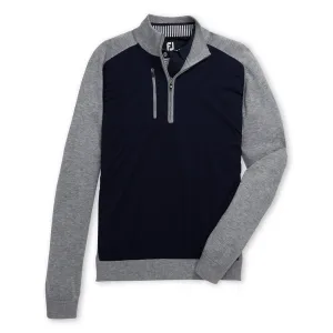 Tech Sweater Navy/Heather Grey - SS24