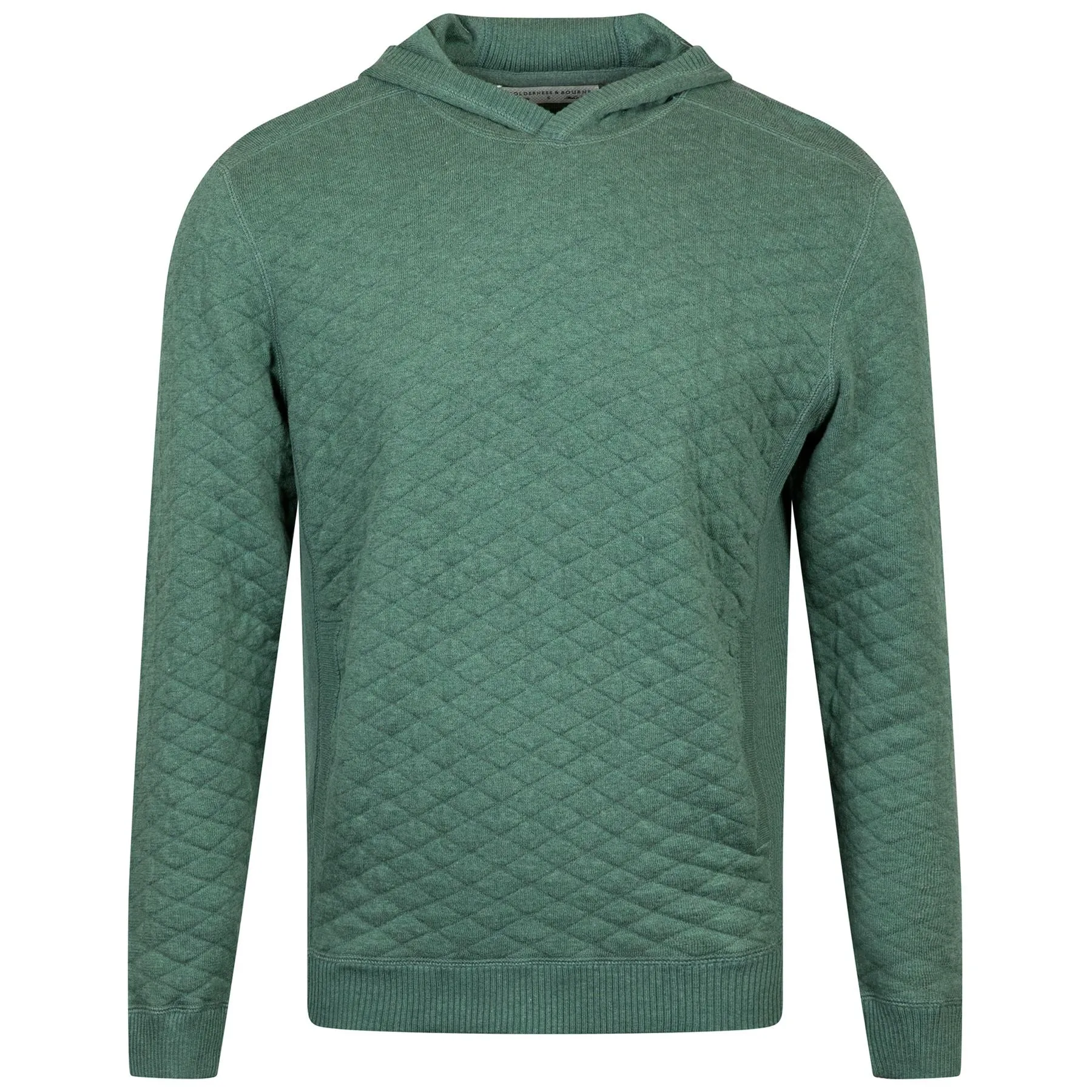 The Wallace Crewneck Sweater Heathered Dark Sage - AW24