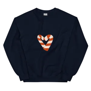 Unisex Holiday Big Heart Sweatshirt