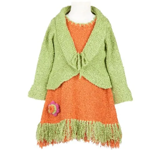 Warm Children's Tie Top Cardigan Sweater