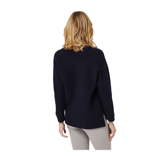 Whistler Boat Neck Sweater - Midnight Blue