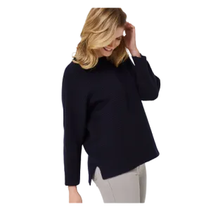 Whistler Boat Neck Sweater - Midnight Blue