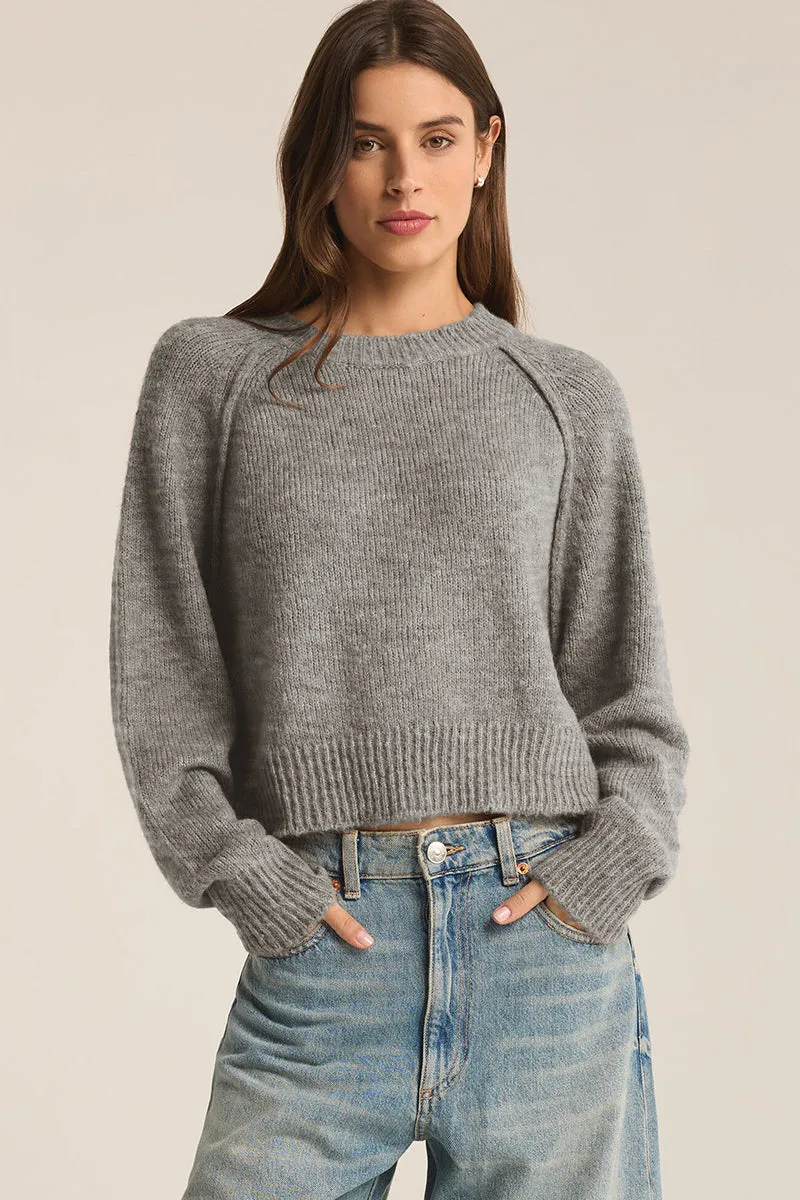 Z-Supply Adrian Sweater - CLASSIC HEATHER GREY